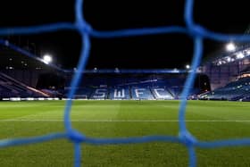 SHEFFIELD, ENGLAND - NOVEMBER 02: A general view inside the stadium prior to the Sky Bet League One match between Sheffield Wednesday and Sunderland at Hillsborough Stadium on November 02, 2021 in Sheffield, England. (Photo by George Wood/Getty Images)