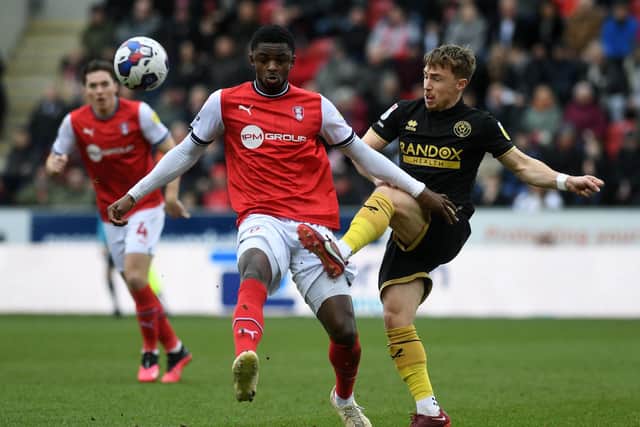 ATTITUDE: Rotherham United manager Matt Taylor is a big fan of Hakeem Odoffin (pictured)
