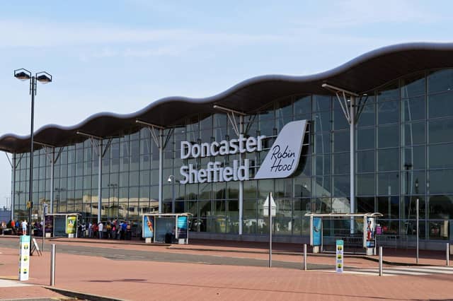 Doncaster Sheffield Airport.