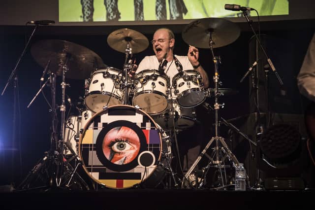 Woody Woodmansey performing with Holy Holy. Picture: Marc Wiles Management