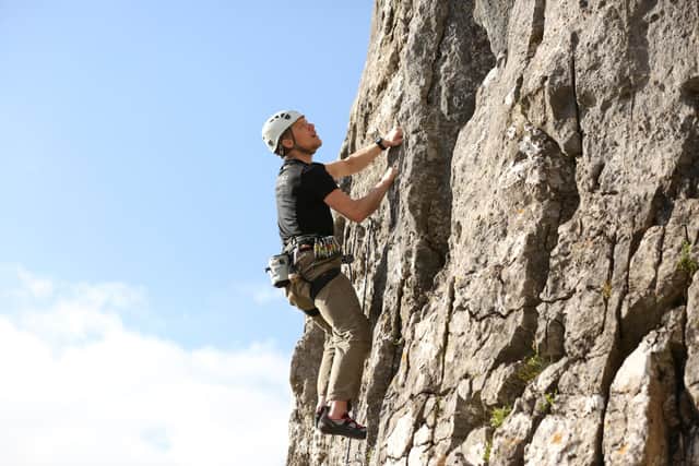 Pete Keron is a keen climber, kayaker and teaches at Giggleswick School