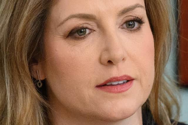Penny Mordaunt at a press conference to launch her bid to become the next Prime Minister. (Pic credit: Leon Neal / Getty Images)