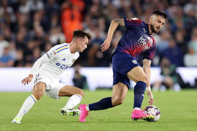 Leeds United midfielder Jamie Shackleton is said to have attracted interest from both Rangers and Queens Park Rangers over the summer. Image: George Wood/Getty Images