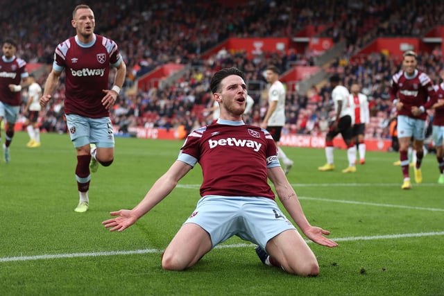Scored West Ham's equalising goal in the second half against Southampton. Also made three tackles and two key passes as the Hammers made it five games unbeaten in all competitions.
