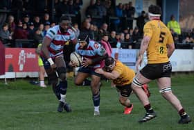 Staying the course: Rotherham Titans defeated Sheffield Tigers earlier this month to keep the heat on Leeds Tykes (Picture: Kerrie Beddows)