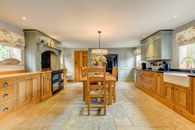 The kitchen was handcrafted by renowned local cabinet makers Gibsons and te appliances are all top of the range.