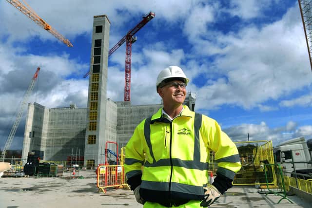 Enfinium CEO Mike Maudsley at Skelton Grange site, which is due to open in 2025. Picture: Jonathan Gawthorpe