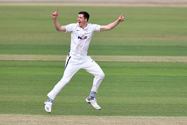 Matthew Fisher celebrating a wicket for Yorkshire has revealed his ambitions for after his professional career is over.