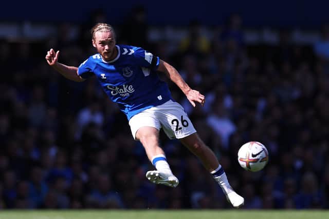 Tom Davies played over 150 Premier League games for Everton (Picture: Naomi Baker/Getty Images)