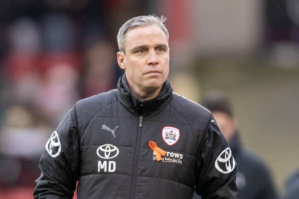 FRUSTASTION: Barnsley manager Michael Duff Picture: Tony Johnson