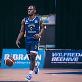 Devearl Ramsey on his debut for Sheffield Sharks (Picture: Adam Bates)