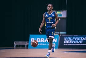 Devearl Ramsey on his debut for Sheffield Sharks (Picture: Adam Bates)