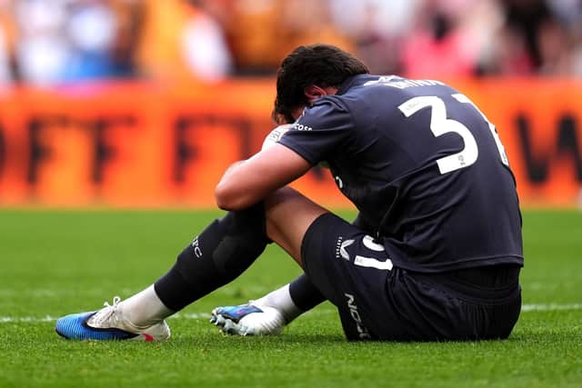 GUTTED: Middlesbrough goalkeeper Sol Brynn at the final whistle (Image: John Walton/PA Wire)