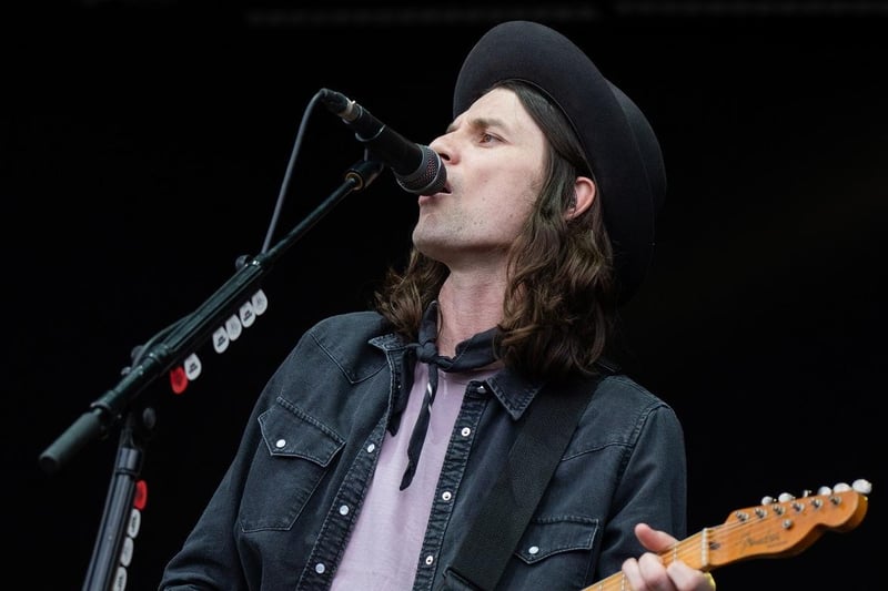 James Bay performed on the main stage.