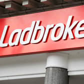 File photo of Ladbrokes signage in Nottingham city centre. The UK's biggest gambling companies are set to announce further strong growth over the first half of 2023 as they continue to benefit from expansion in the US (Photo Mike Egerton/PA Wire)
