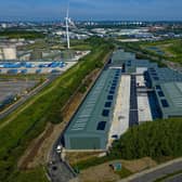 T45 is located on the A63 East Leeds link road
