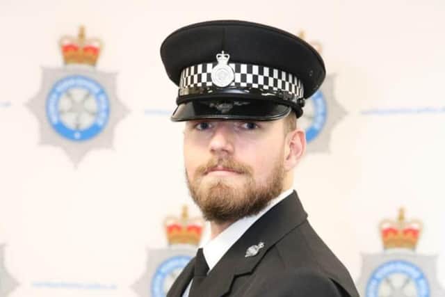 PC Patrick Casey, 29, from Hull, died while riding his motorcycle along the B1222 between Sherburn-in-Elmet and Cawood on July 18 in 2021.
