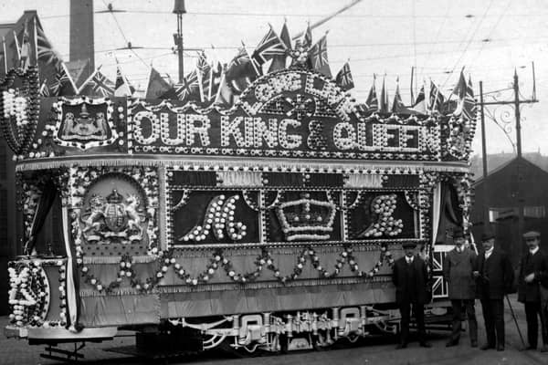 An illuminated tram for the 1911 coronation. A fascinating set of photos showing Brits celebrating coronations dating back more than 100 years have been unearthed ahead of King Charles' crowning ceremony. An illuminated tram, street parties and even a sheep being roasted are among the  collection of images rediscovered by librarians in Leeds. The nostalgic gallery captures more than a century of the cityâ€™s coronation memories and shows how they have been celebrated through the years. Louise Birch, senior librarian at Leeds Libraries, said it was "fascinating to see how people had marked the occasion in their own way".