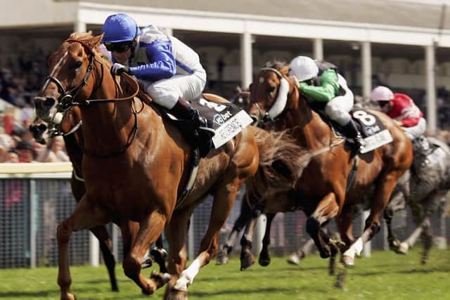 REPEAT SHOW: Kevin Darley and Reverence lead the field home to land the Nunthorpe Stakes Race at York Racecourse in August 2006. Picture: Julian Herbert/Getty Images)