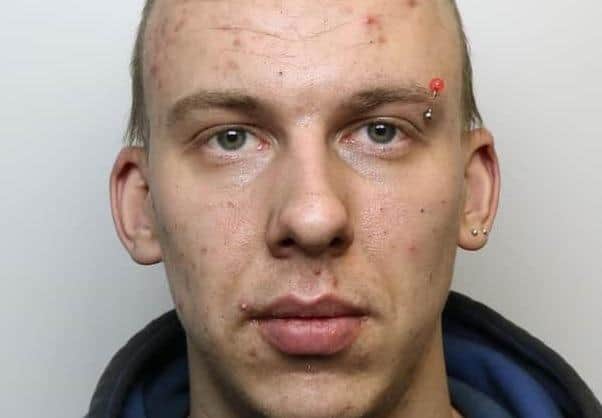 Macaulay Billings attempted to escape by driving at high speeds in the wrong direction on the M1 near Wakefield, terrifying his two passengers and other road users.