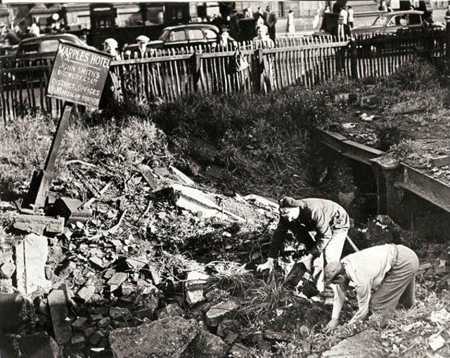 70 bodies were pulled from the rubble of the Marples Hotel in Fitzalan Square
