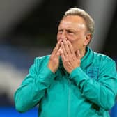 Neil Warnock leaves the John Smiths Stadium after his final game. Picture: Bruce Rollinson