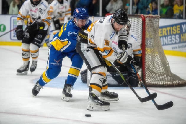UNEXPECTED BONUS: Innes Gallacher - seen in action agaisnt Hull Seahawks - has made a telling impression on Leeds Knights head coach, Ryan Aldridge, after being recommended by former Knights' centre Joe Coulter, now player-coach at Widnes Wild. Picture: Bruce Rollinson
2 February 2024.