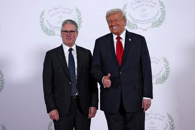 Prime Minister Keir Starmer poses with US President Donald Trump last October (Picture: Suzanne Plunkett//Pool/AFP via Getty Images)