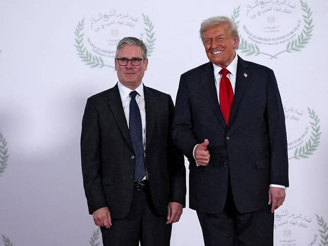 Prime Minister Keir Starmer poses with US President Donald Trump last October (Picture: Suzanne Plunkett//Pool/AFP via Getty Images)