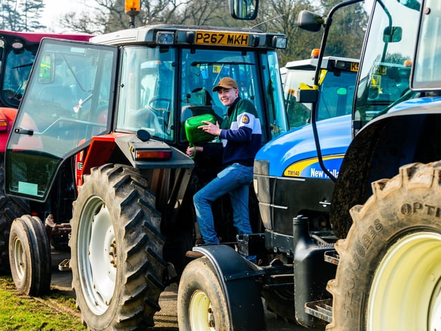 Ripley Galloway, added fuel to his tractor whilst parked at Niddedale Showground for a short break before continuing their onward journey to Greenhow, Menwith Hill, Hampsthwaite, Birstwith, Ripley and returning back to Knaresborough. Picture: James Hardisty.