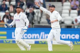 YOU'RE IN: Jonny Bairstow (left) has been retained as England's wicket-keeper for the fourth Ashes Test against Australia which starts at Old Trafford next week. Picture: Danny Lawson/PA
