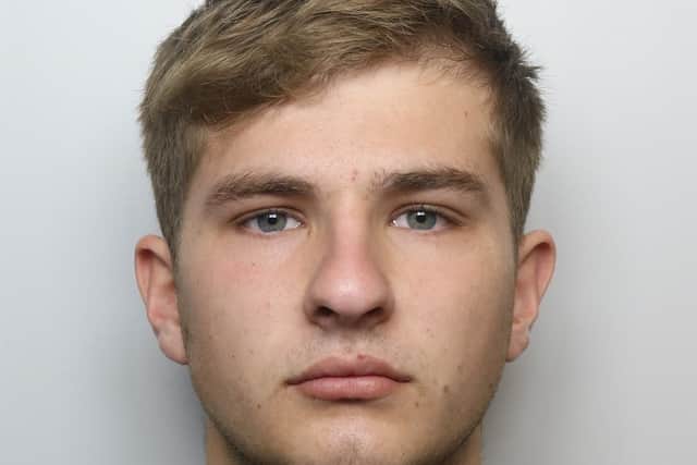 Harry Webster, 20, from Bradford, admitting raping his teenage victim. Photo: West Yorkshire Police