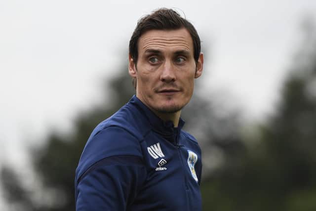 BRADFORD, ENGLAND - JULY 30: Dean Whitehead head coach of Huddersfield Town U19's during the Pre-Season Friendly between Bradford (Park Avenue) AFC and Huddersfield Town on July 30, 2019 in Bradford, England. (Photo by George Wood/Getty Images)