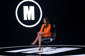 Harpreet Kaur on Celebrity Mastermind. (Pic credit: BBC / Hindsight / Hat Trick Productions / Philip Magowan / Press Eye)