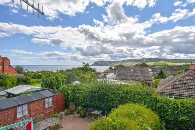 The property has beautiful long range views over the coast from the first floor