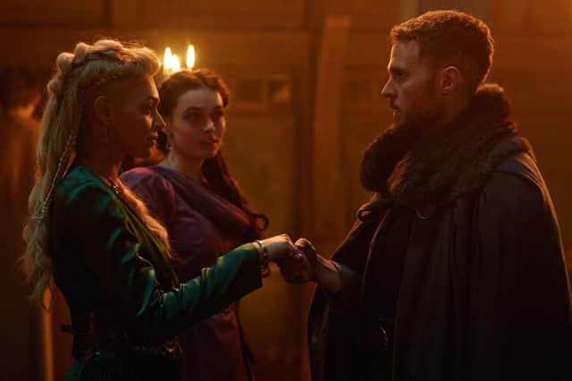 Iain De Caestecker, as Arthur Pendragon in first-look images for a new series which retells the Arthurian legend. Photo credit: Simon Ridgway/ITVX/PA Wire