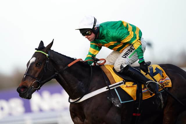 Old rivals: Jonbon, set to be ridden by Nico de Boinville, goes head to head with El Fabiolo and looks to be one of trainer Nicky Henderson's best hopes of the week in today's feature Betway Queen Mother Champion Chase. Picture: John Walton/PA Wire.
