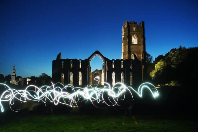 Fountains Abbey by Floodlight 
Picture Jonathan Gawthorpe