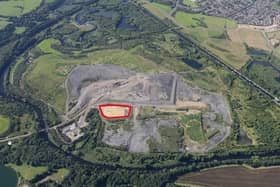 An aerial view of the Welbeck site