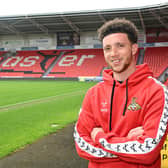 New Doncaster Rovers signing Jordan Gibson. Picture courtesy of AHPIX/DRFC.