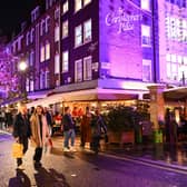 A general view of 'St Christmas Place', a seven-week festive celebration and Christmas lights display at St Christopher's Place, London. Picture date: Tuesday November 14, 2023. Photo: Matt Crossick/PA Wire