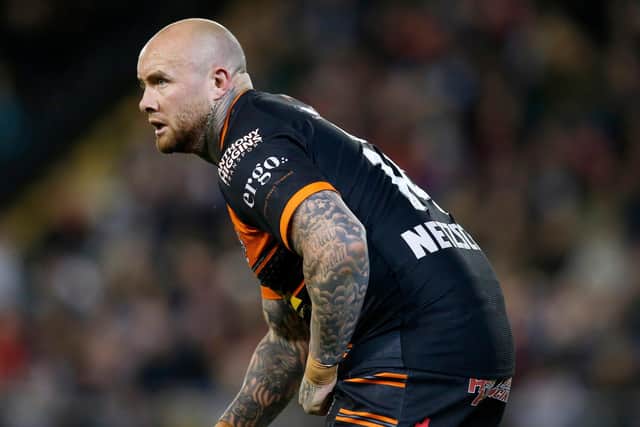 Castleford Tigers' Nathan Massey suffered injury against Warrington (Picture: Ed Sykes/SWPix.com)