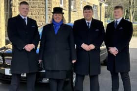 FAMILY VALUES at Gateway Funeral Services, left to right, Bailey, Emma, Richard and Charlie Arnold