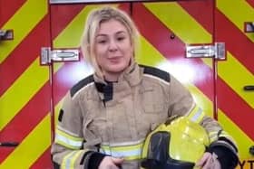 Sheffield firefighter Bronte Jones, 23, who works for South Yorkshire Fire & Rescue, appeared on Gladiators on BBC One.