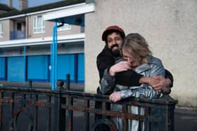 Adeel Akhtar as Ali and Claire Rushbrook as Ava in in Ali & Ava. Picture: PA Photo/Altitude Films.
