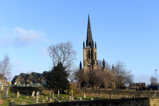Holy Trinity Church at Elsecar, Barnsley. Picture by Simon Hulme February2023