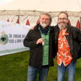 The Hairy Bikers Si King and Dave Myers at The Yorkshire Dales Food and Drink Festival, Carleton, Skipton, last year. Picture: Simon Hulme.
