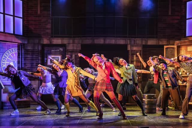 Cast of Heathers - UK Tour 2023. The show comes to Bradford Alhambra next week. Picture: Pamela Raith