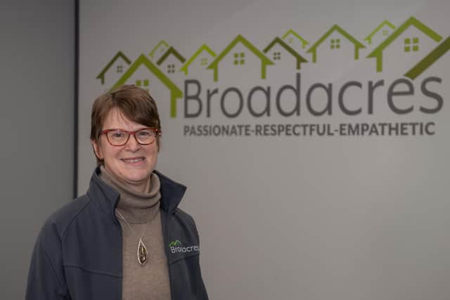 Gail Teasdale, the chief executive of Broadacres Housing Association, which is based in Northallerton.