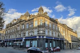 Halifax Building Society’s historic former headquarters on the town’s Commercial Street is up for sale freehold for £1.5m.